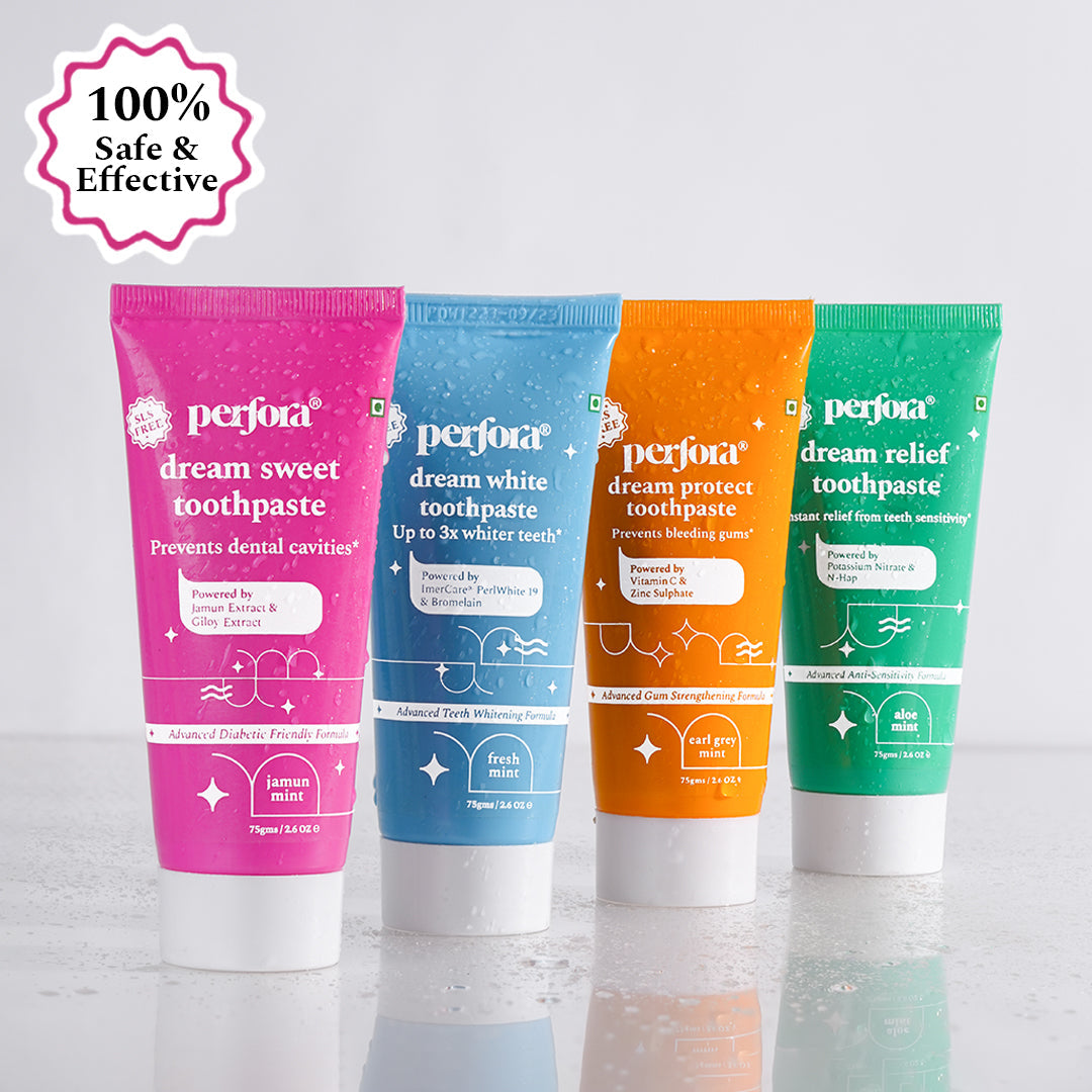 Perfora Dream Toothpaste Samplers - Pack of 4
