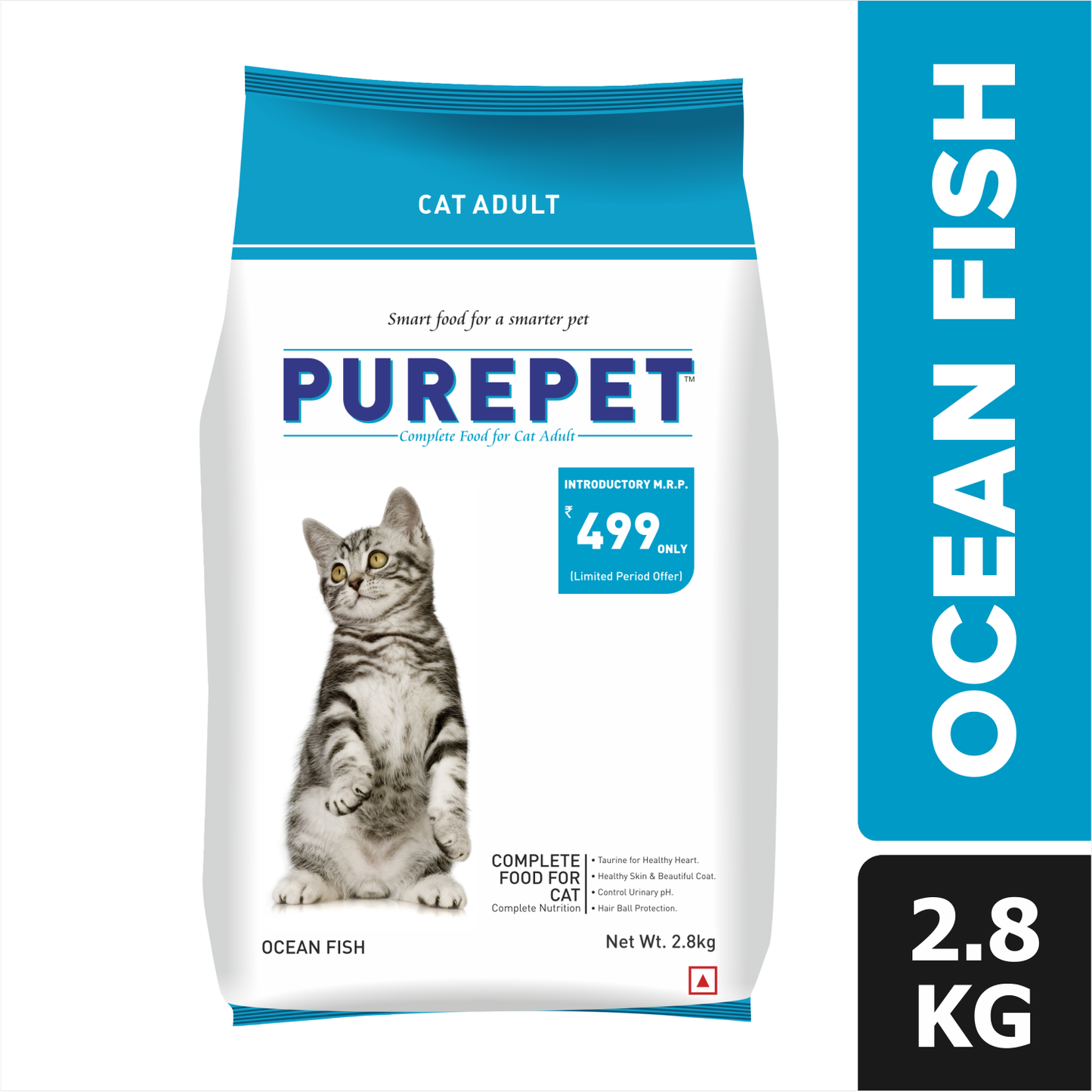 Purepet Ocean Fish Adult Cat Dry Food