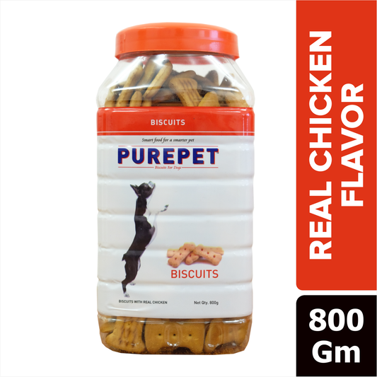 Purepet Chicken Flavour Real Chicken Biscuit Dog Treats
