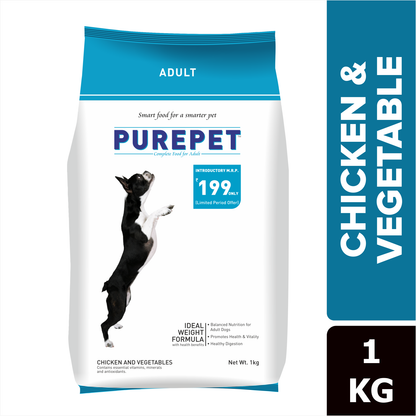 Purepet Chicken  Vegetable Adult Dog Dry Food