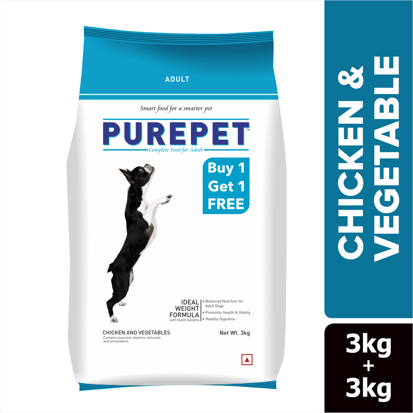 Purepet Chicken  Vegetable Adult Dog Dry Food