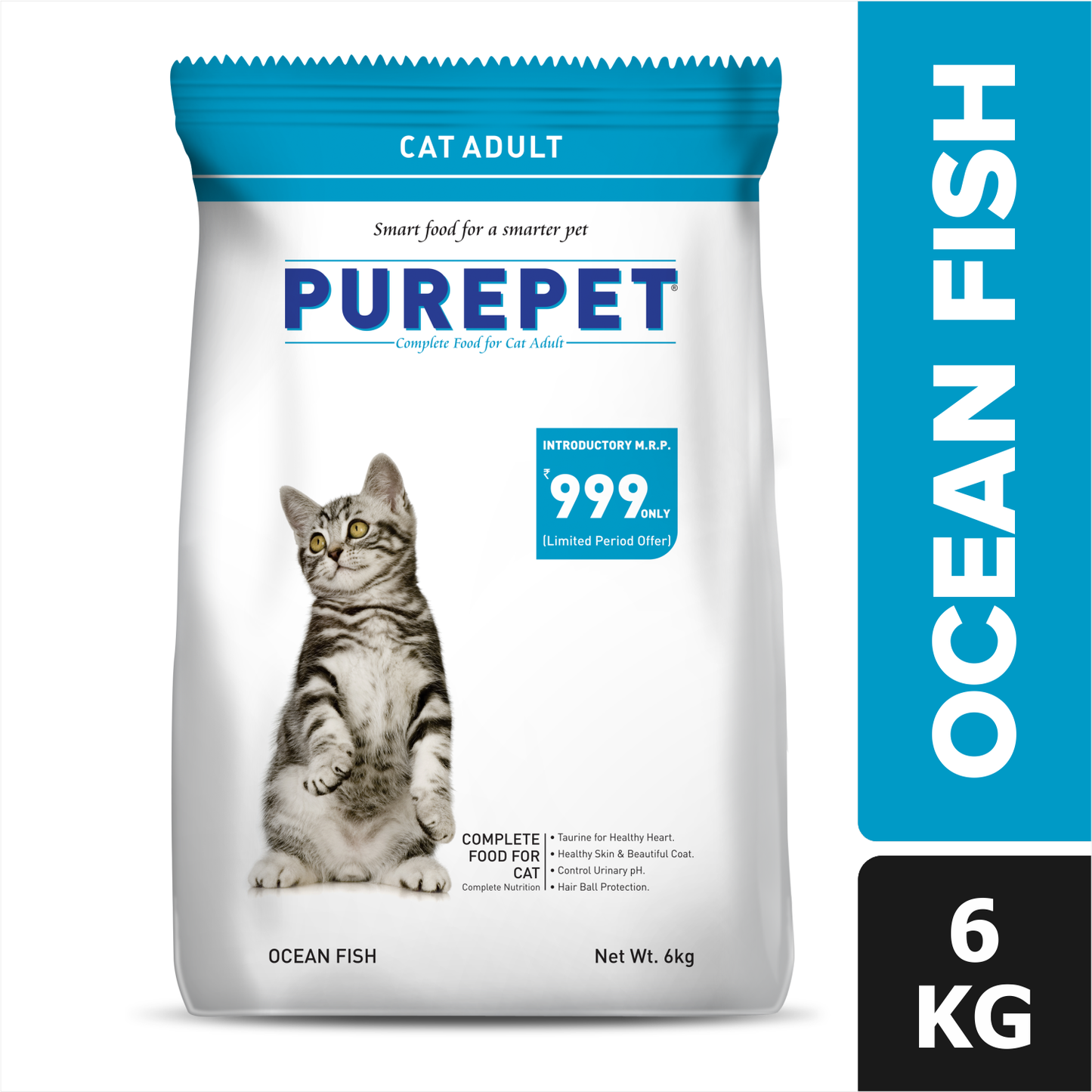 Purepet Ocean Fish Adult Cat Dry Food