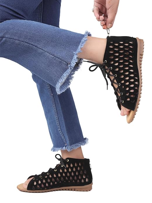 RAHEGAS House Elevate Your Style with Our Womens Gladiator Sandals