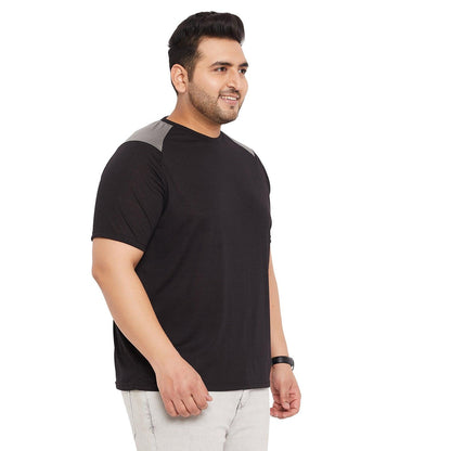 Men Plus Size Ralphy-B Solid Round Neck Tshirt