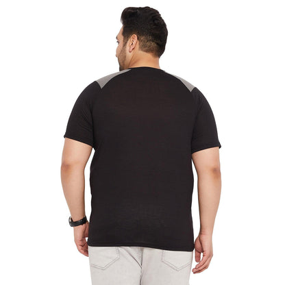 Men Plus Size Ralphy-B Solid Round Neck Tshirt