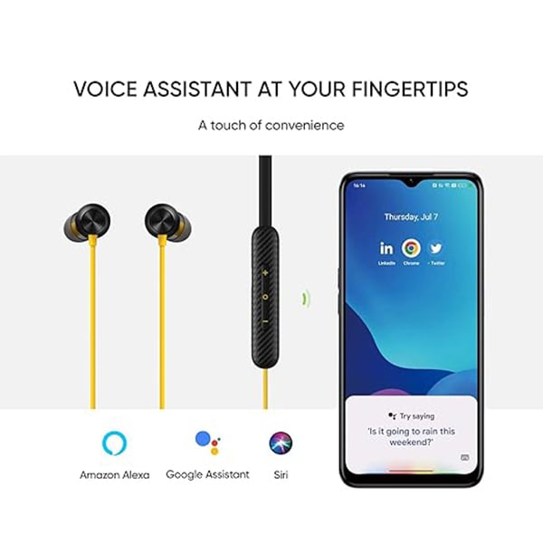 Realme Buds Wireless 2S In Ear Bluetooth Earphone with Mic