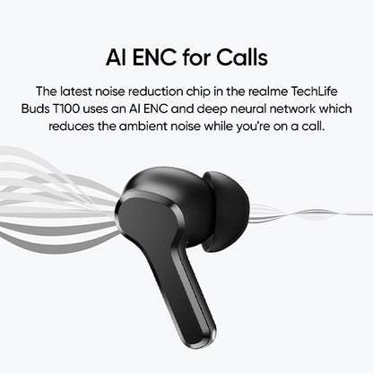 Realme Techlife Buds T100 True Wireless Earbuds