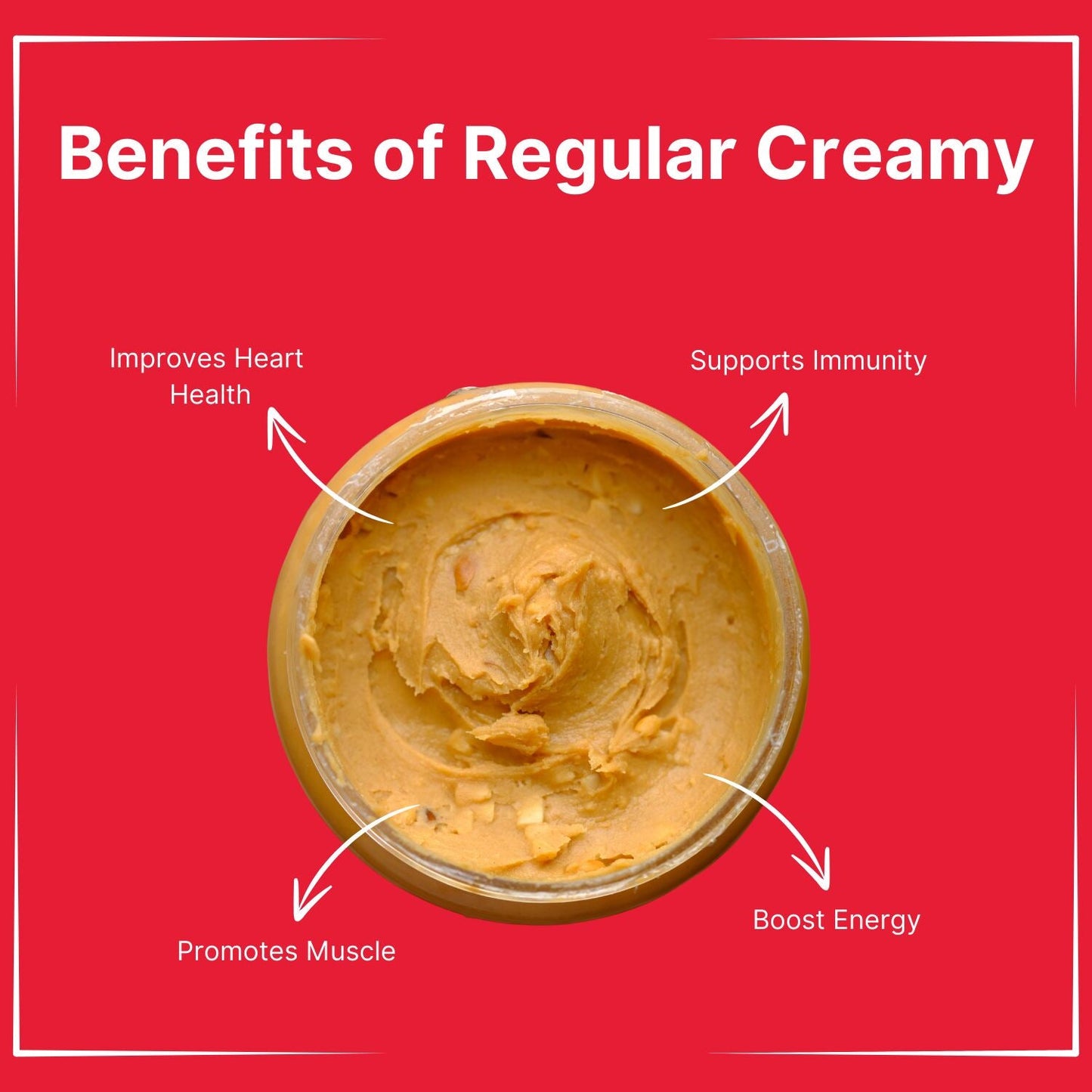 Peanut Butter Regular Creamy flavor - 340gm