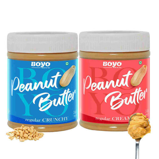 Peanut Butter Combo Regular Creamy  Crunchy 510g Each