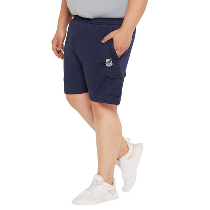 Men Plus Size Rezo Solid Shorts