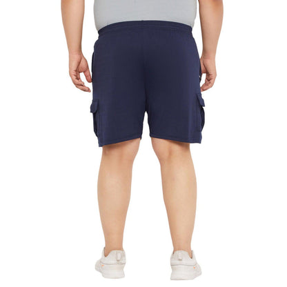 Men Plus Size Rezo Solid Shorts