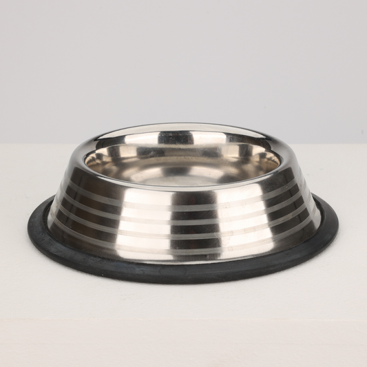 Skatrs Anti Skid Stainless Steel Bowl for Dogs  Cats