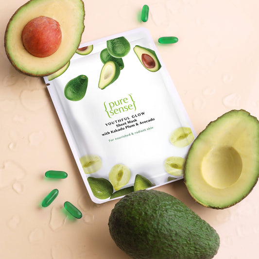 Anti-Ageing Sheet Mask with Kakadu Plum  Avocado    From the makers of Parachute Advansed  15ml