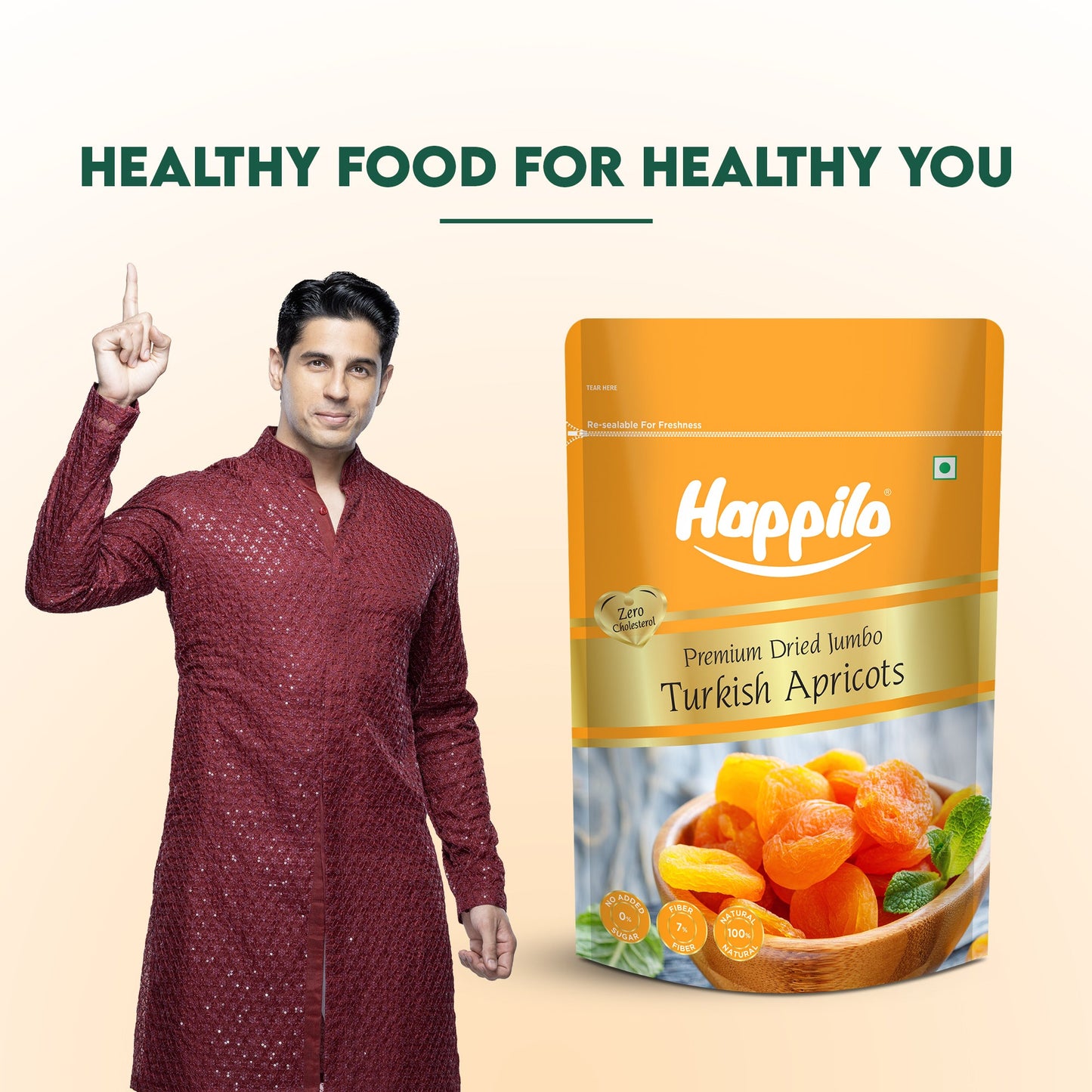 Happilo Premium Dried Turkish Apricots