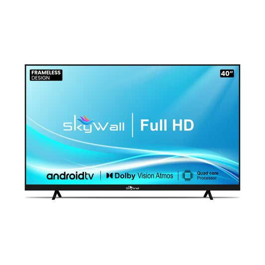 SkyWall 102 cm 40 inches Full HD Smart LED TV 40SWRR With Black Frameless Edition Dolby Audio