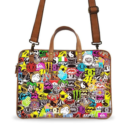 Sticker Bomb Deluxe Laptop Bag