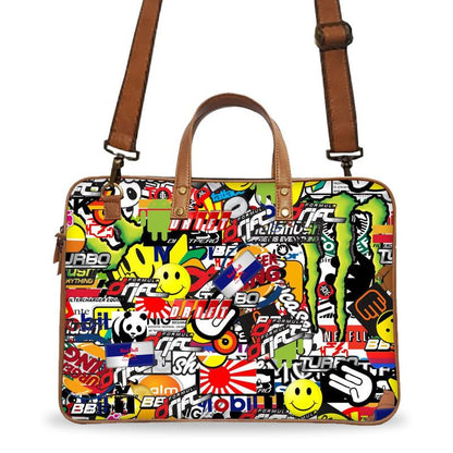 Sticker Bomb Deluxe Laptop Bag