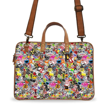 Sticker Bomb Deluxe Laptop Bag