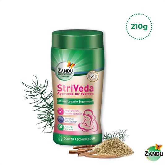 Zandu StriVeda  Doctor-Recommended Satavari Powder to Improve Lactation 210g