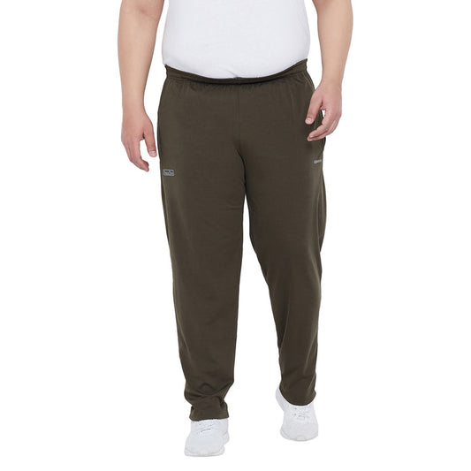 Men Plus Size Studd Solid Trackpant