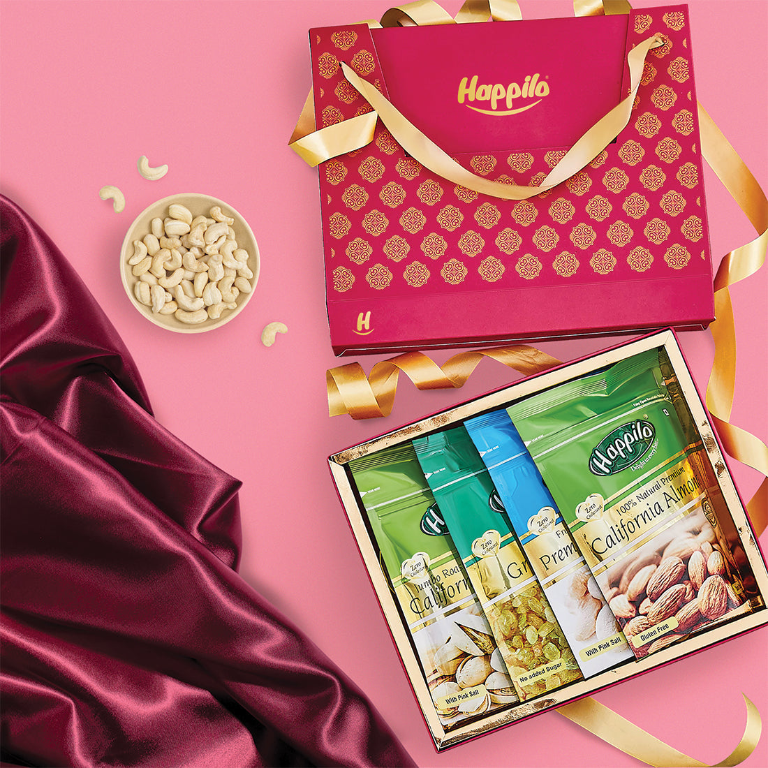 Happilo Dry Fruit Gift Hamper Sunflower