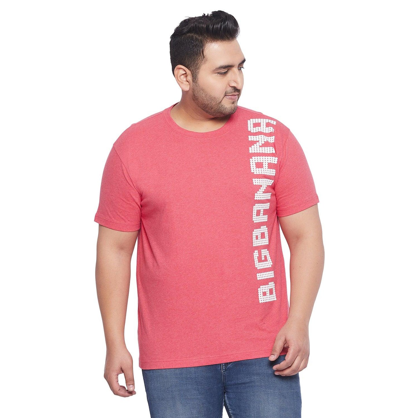 Men Plus Size Sutton Printed Round Neck Tshirt