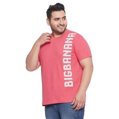 Men Plus Size Sutton Printed Round Neck Tshirt