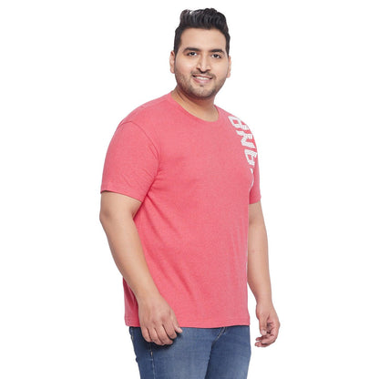 Men Plus Size Sutton Printed Round Neck Tshirt