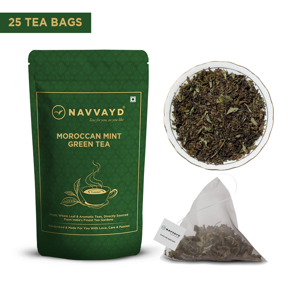 Moroccan Mint Green Tea - Teabags