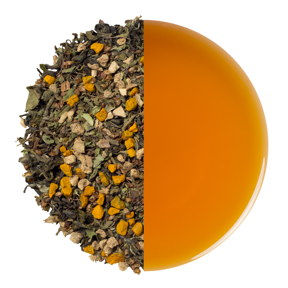 Turmeric Ginger Tulsi Green Tea