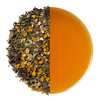 Turmeric Ginger Tulsi Green Tea