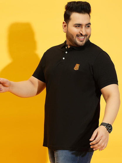 Men Plus Size Tim-B Solid Polo Tshirt