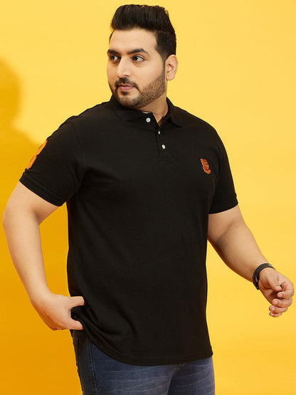 Men Plus Size Tim-B Solid Polo Tshirt