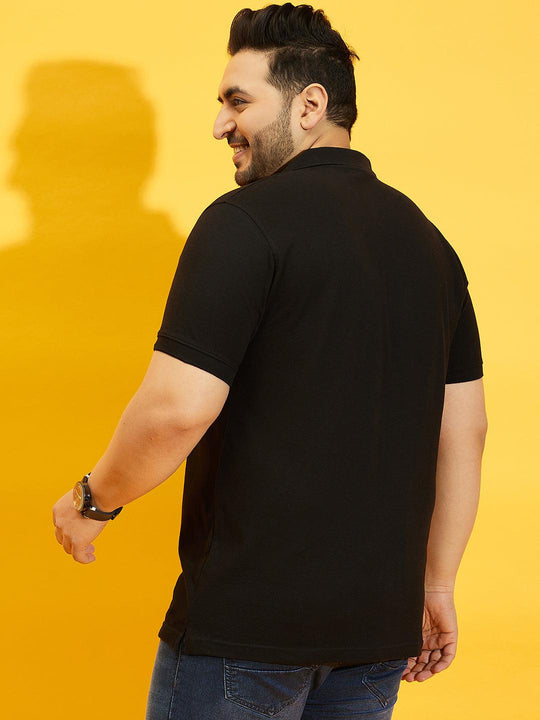 Men Plus Size Tim-B Solid Polo Tshirt