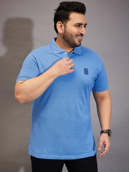 Men Plus Size Tim-SB Solid Polo Tshirt