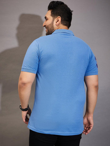 Men Plus Size Tim-SB Solid Polo Tshirt