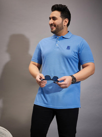 Men Plus Size Tim-SB Solid Polo Tshirt