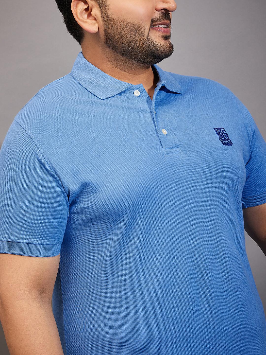 Men Plus Size Tim-SB Solid Polo Tshirt