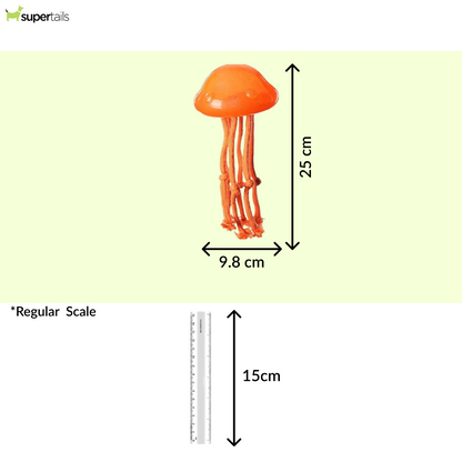 Talking Dog Club Jelly Fish Rope Toy for Dogs Orange