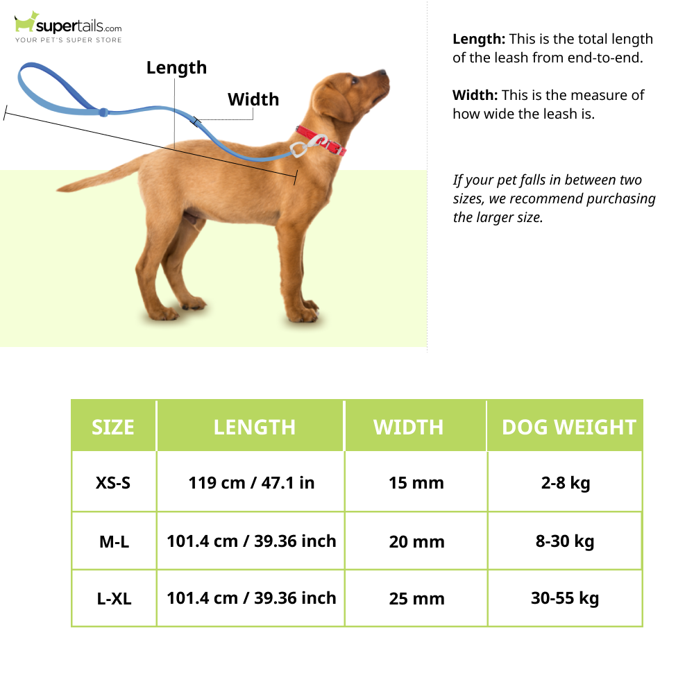 Trixie Premium Leash for Dogs Apple Green