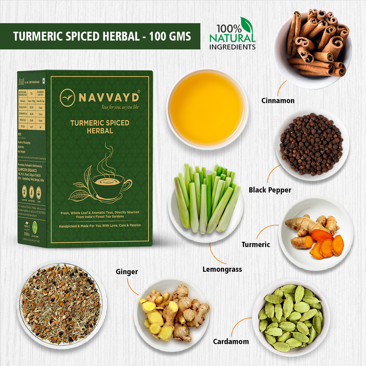 Turmeric Spiced Herbal Tea