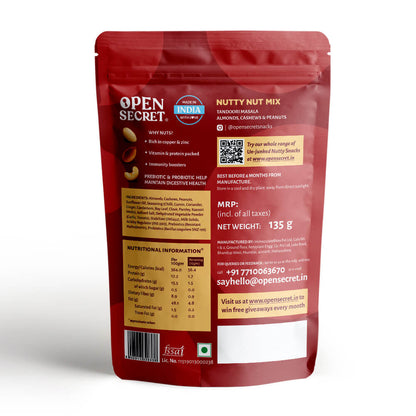 Open Secret Tandoori Masala Nut Mix 135g