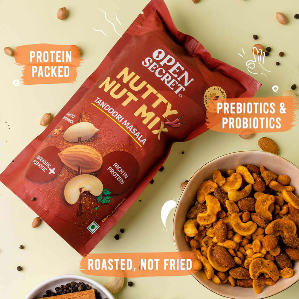 Open Secret Tandoori Masala Nut Mix 135g