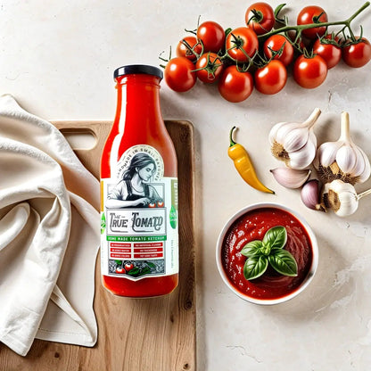 The True Tomato No Preservative Ketchup 220g