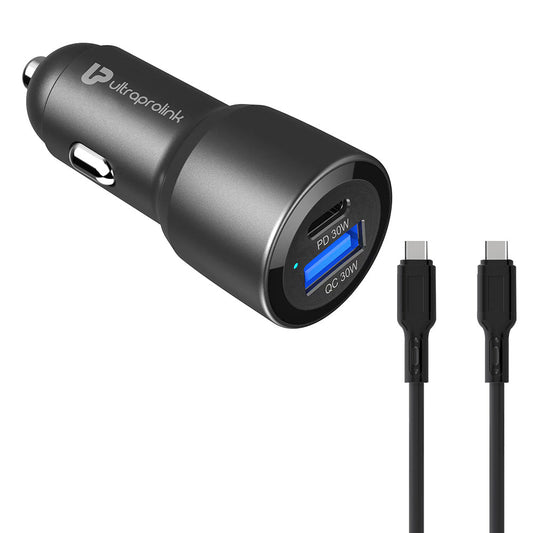 Mach 60 PDQC3.0PPS Car Charger with C2C Cable 60W UM1158