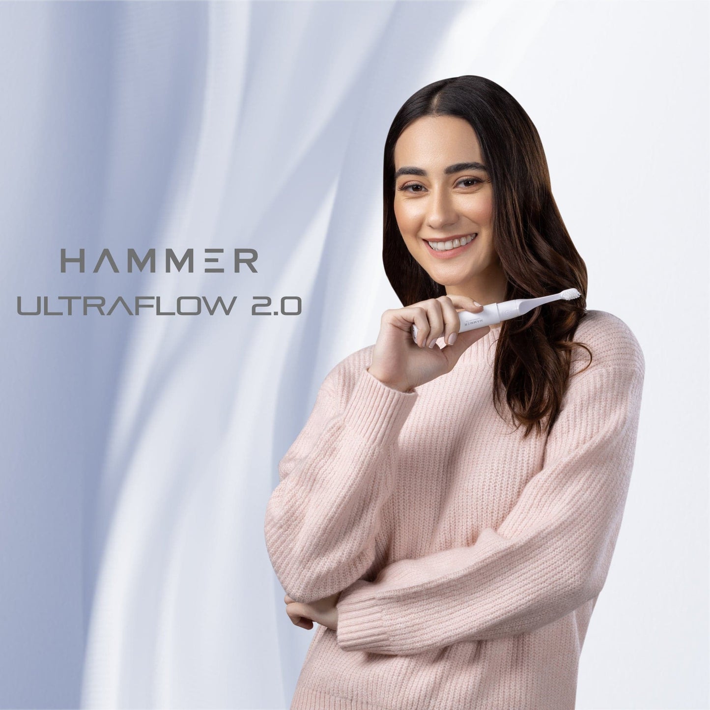 Hammer Ultra Flow 2.0 Premium Electric Toothbrush with 2 Replaceable Heads