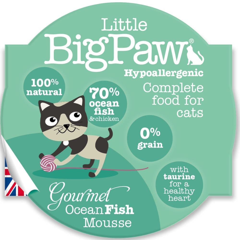 Little Big Paw Ocean Fish Mousse Cat Wet Food