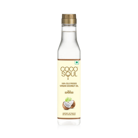Cold Pressed Natural Virgin Coconut Oil  From the makers of Parachute  250 ml