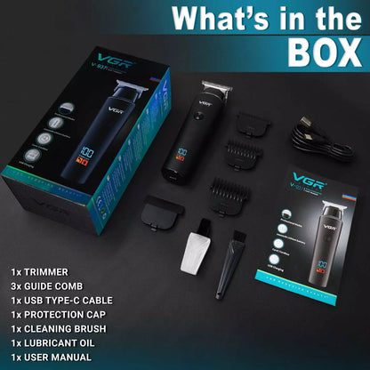 VGR V-937 Hair Trimmer For Men Black