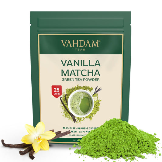 Vanilla Matcha Green Tea Powder 50 gm